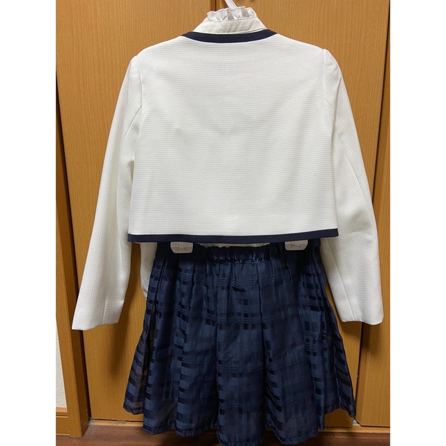 Catherine Cottage(キャサリンコテージ)の専用！キャサリンコテージ☆子供スーツ チェックスカートセット　130cm キッズ/ベビー/マタニティのキッズ服女の子用(90cm~)(ドレス/フォーマル)の商品写真