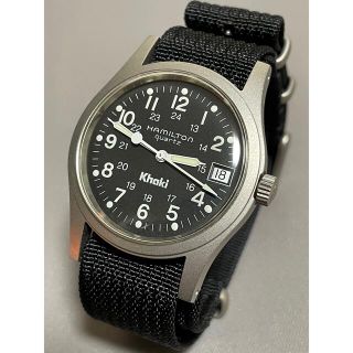 ハミルトン(Hamilton)の美品 hamilton khaki 9797 ハミルトン カーキ(腕時計(アナログ))