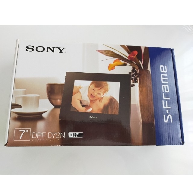 SONY(ソニー)のSONY  デジタルフォトフレームDPF-D72N(B) キッズ/ベビー/マタニティのメモリアル/セレモニー用品(フォトフレーム)の商品写真