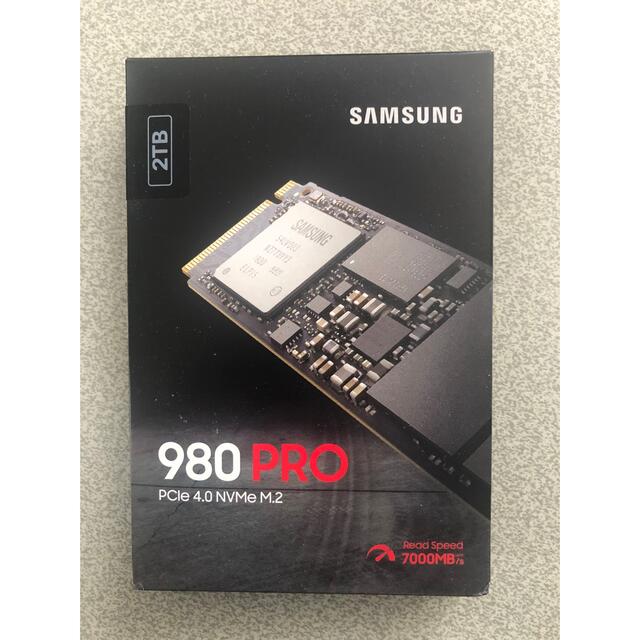 【新品未開封】SAMSUNG SSD 980 PRO 2TB  スマホ/家電/カメラのPC/タブレット(PCパーツ)の商品写真