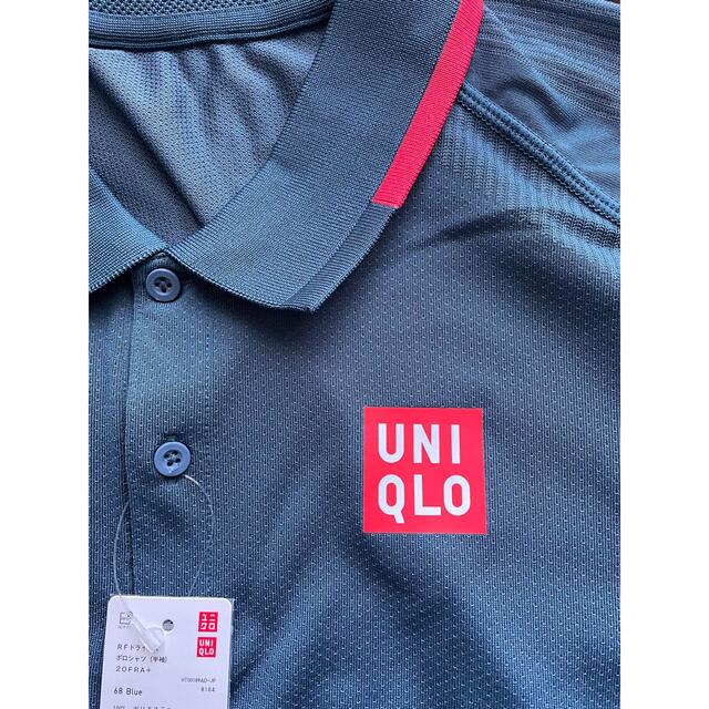 UNIQLO(ユニクロ)のUNIQLO  錦織圭モデル RFドライEXポロシャツ【XXL】 スポーツ/アウトドアのテニス(ウェア)の商品写真