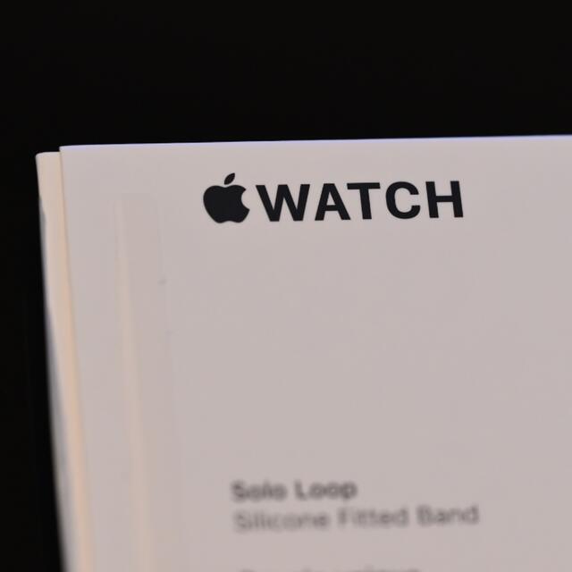 Apple Watch(アップルウォッチ)のApple Watch ソロループ 8 ブラック メンズの時計(ラバーベルト)の商品写真