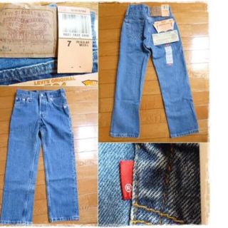 リーバイス(Levi's)のLevi's 501XX　Reguler　子供　ジーンズ　リーバイス　7　Rロゴ(パンツ/スパッツ)