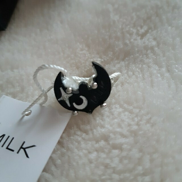 MILK(ミルク)のMILK　ミルク　コウモリ　指輪　リング　黒　パープル レディースのアクセサリー(リング(指輪))の商品写真