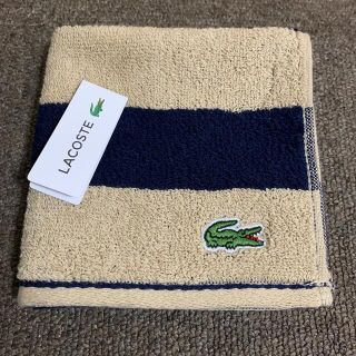 ラコステ(LACOSTE)のラコステ　ハンドタオル　ハンカチ　新品未使用(ハンカチ)