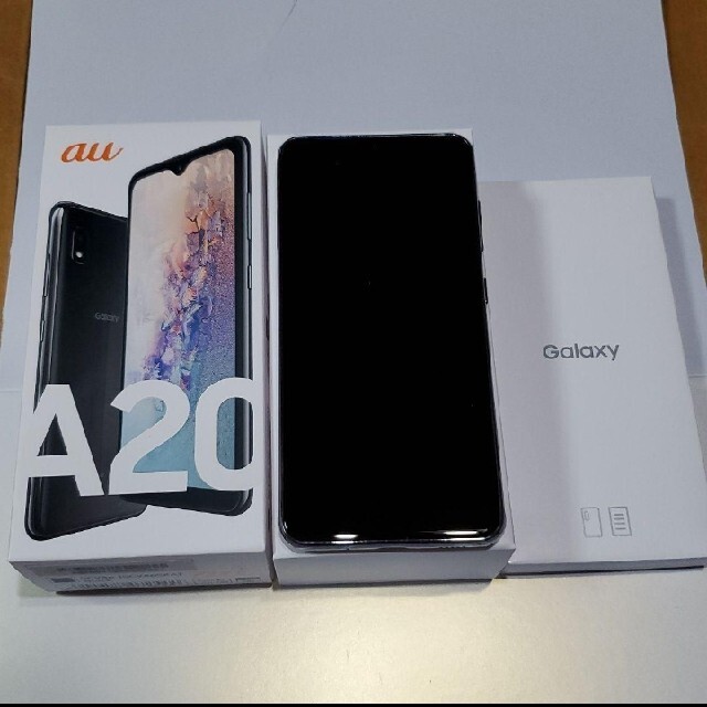 スマートフォン携帯電話値下げ！新品 未使用 シムフリー サムスン Galaxy A20 SCV46