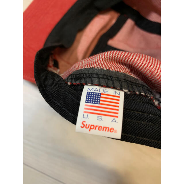 Supreme(シュプリーム)のsupreme denim camp cap red 赤 メンズの帽子(キャップ)の商品写真