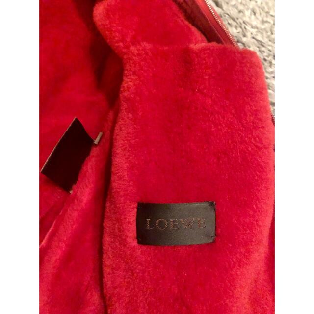 LOEWE 赤 ムートン