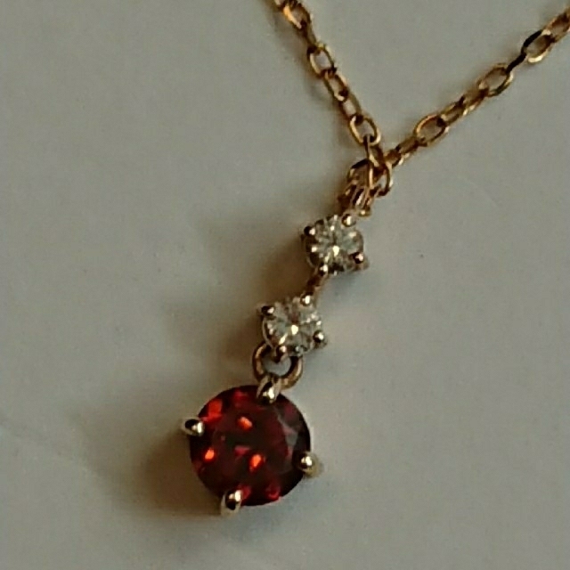在庫有り お買い得 ジュエリーツツミのガーネットプチネックレス | www