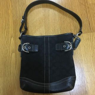 コーチ(COACH)のcoach 黒のバック(ハンドバッグ)