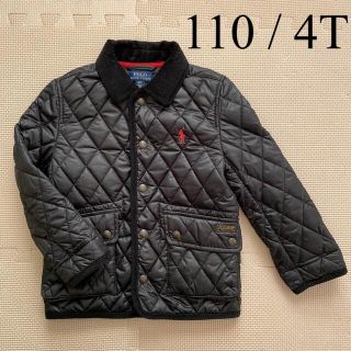 ポロラルフローレン(POLO RALPH LAUREN)のラルフローレン　キルティング ジャケット　黒4T(ジャケット/上着)