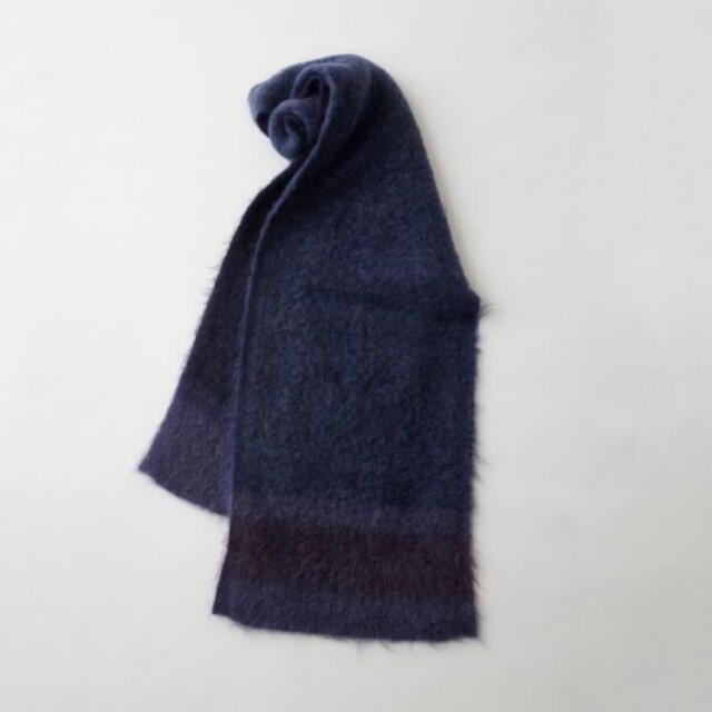 最高の品質の YOKE MOHAIR 21AW STOLE LONG BORDER マフラー - covid19.ins.gov.mz