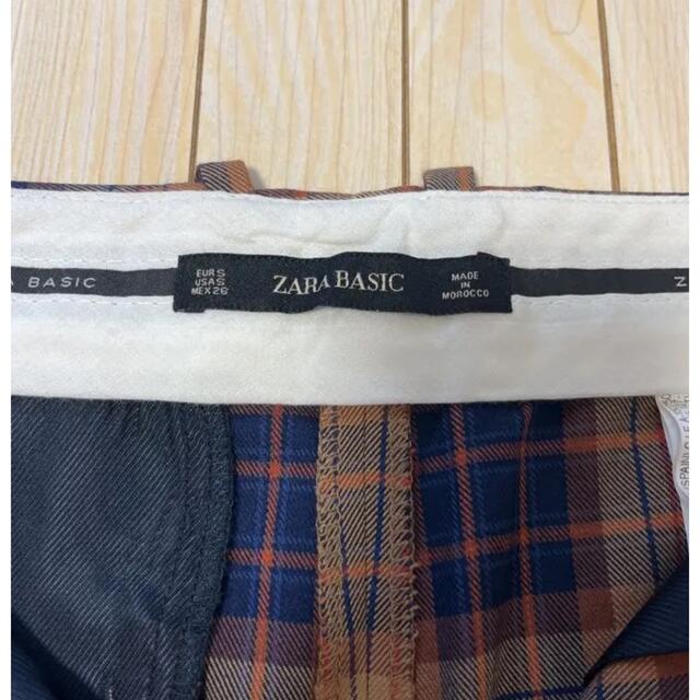 ZARA(ザラ)のZARA ワイドパンツ　チェック レディースのパンツ(カジュアルパンツ)の商品写真