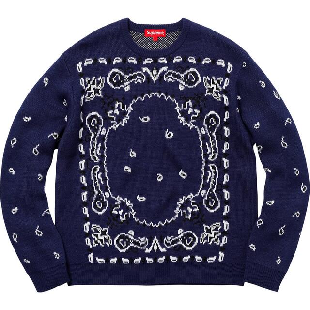 Supreme Bandana Sweater バンダナセーター XL