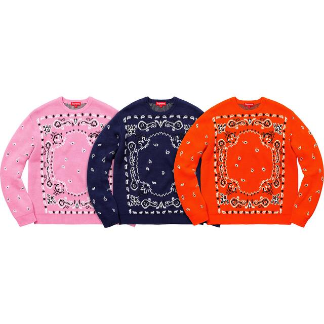 Supreme - Supreme Bandana Sweater バンダナセーター XLの通販 by ...