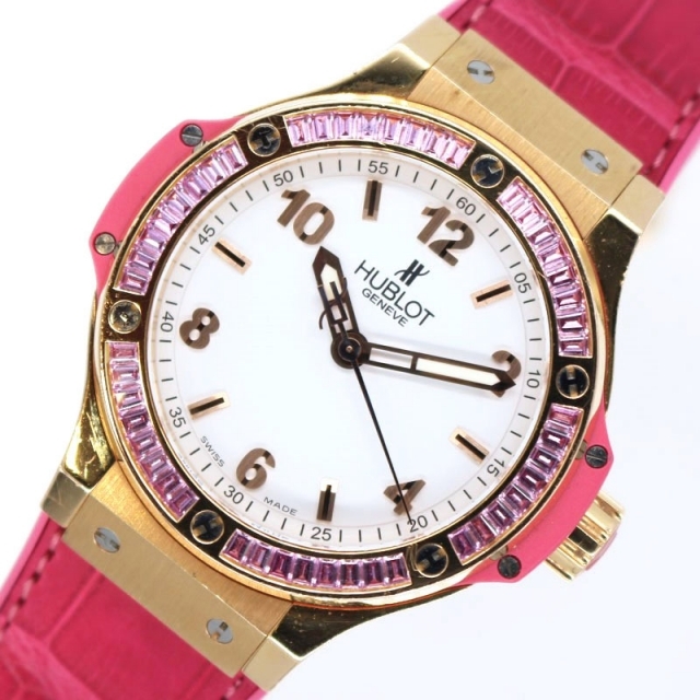 【通販 人気】 HUBLOT - ウブロ HUBLOT ビッグバン トゥッティフルッティ 腕時計 レディ【中古】 腕時計