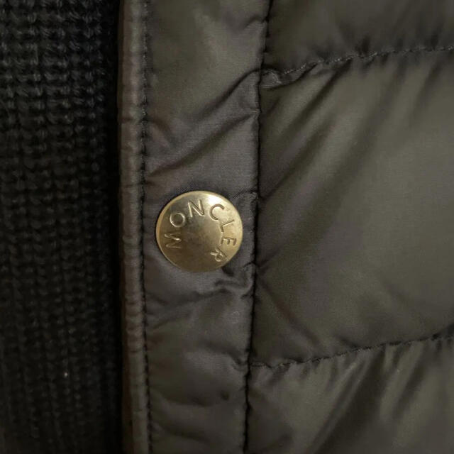 MONCLER(モンクレール)の美品　モンクレール　ニットダウン　ダウンニット　L メンズのジャケット/アウター(ダウンジャケット)の商品写真