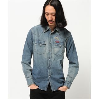 ヒステリックグラマー(HYSTERIC GLAMOUR)の【入手困難】HYSTERIC GLAMOUR  デニムシャツ(シャツ)