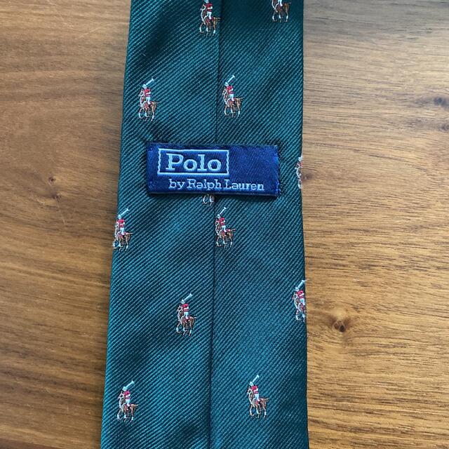 POLO RALPH LAUREN(ポロラルフローレン)のラルフローレン　キッズネクタイ　入学　卒業　濃緑　ポニー　 キッズ/ベビー/マタニティのこども用ファッション小物(その他)の商品写真