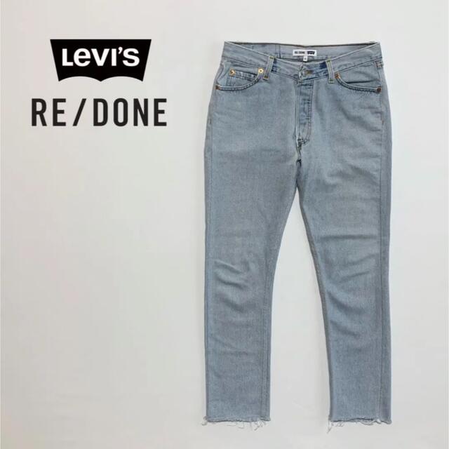 Levi's(リーバイス)の☆良品 リダン リーバイス ヴィンテージ カットオフ スリム デニム アメリカ製 レディースのパンツ(デニム/ジーンズ)の商品写真