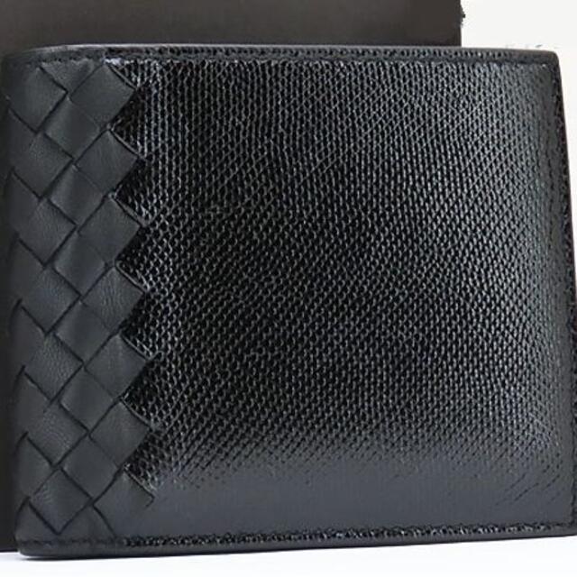新発売の BOTTEGA VENETA ボッテガヴェネタ レザー 財布 メンズ 折り ...