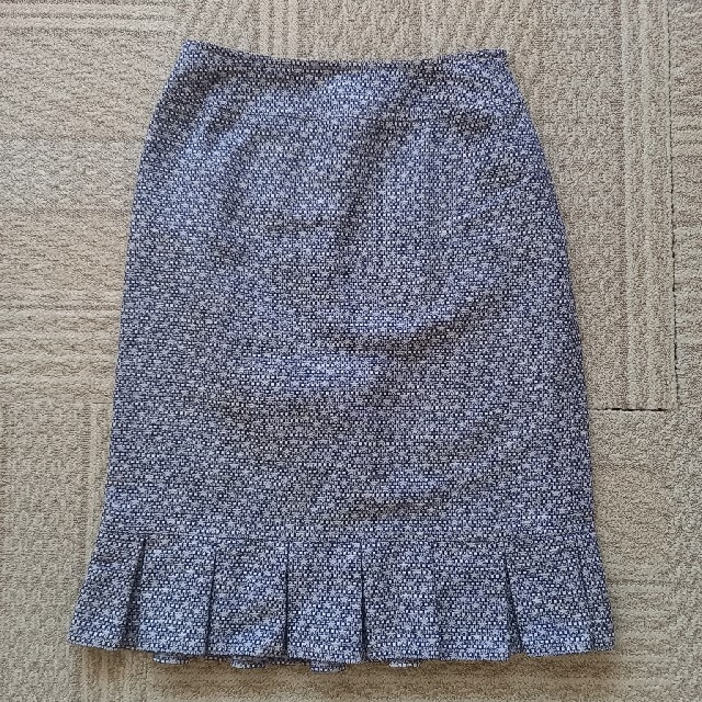 René(ルネ)の美品Reneタイトスカート☆36ブルー系星形FOXEY レディースのスカート(ひざ丈スカート)の商品写真