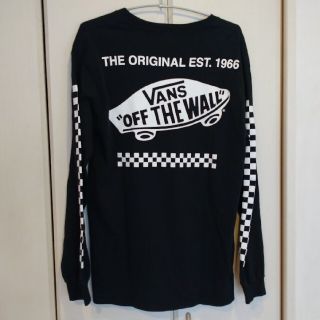 ヴァンズ(VANS)のVANS ヴァンズ バックロゴロンT   レディースSサイズ(Tシャツ(長袖/七分))