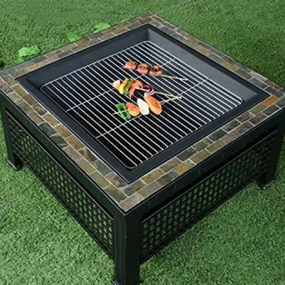 バーベキューコンロ 焚き火台  BBQ 庭   テーブル キャンプ    