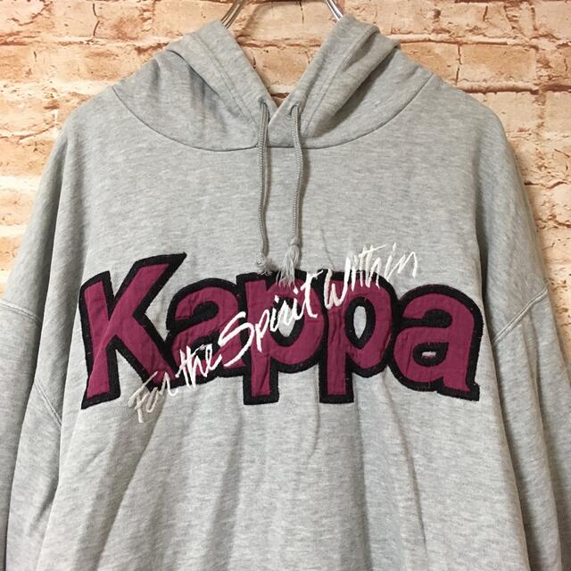 Kappa(カッパ)のカッパ kappa 黒タグ 希少 パーカー プルオーバー スウェット トレーナー メンズのトップス(スウェット)の商品写真