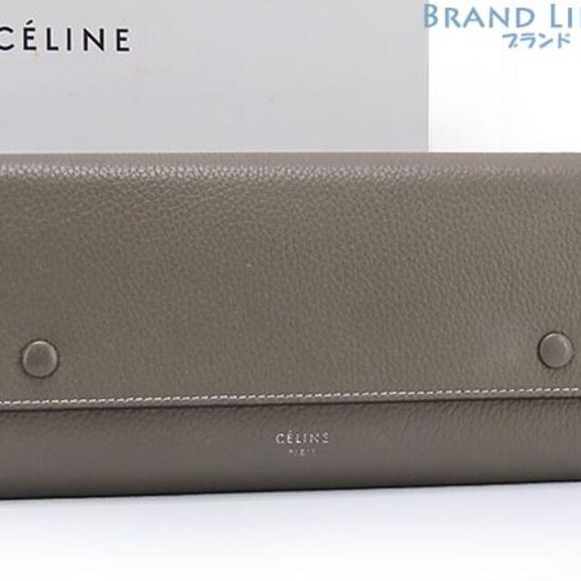 美品セリーヌラージフラップマルチファンクション二つ折り長財布