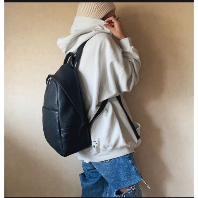 人気ショップ chiiiibag Leather Backpack Blackの通販 by ともちゃん's shop｜ラクマ 安い新作登場