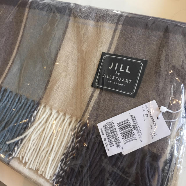 JILL by JILLSTUART(ジルバイジルスチュアート)の今季新品ジルバイ★チェックストール レディースのファッション小物(ストール/パシュミナ)の商品写真