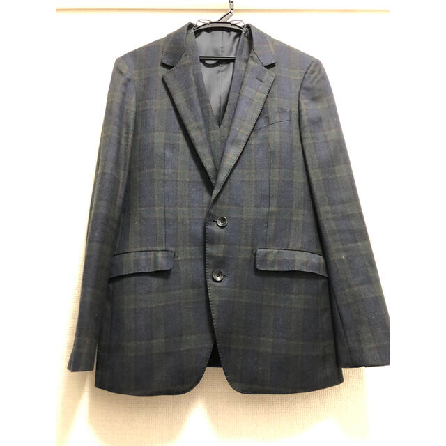 THE SUIT COMPANY(スーツカンパニー)のスーツセレクト  チェック柄3ピーススーツ　 メンズのスーツ(セットアップ)の商品写真