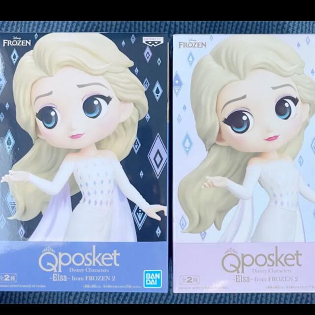 BANPRESTO(バンプレスト)のディズニー Qposket フィギュア　エルサ エンタメ/ホビーのフィギュア(SF/ファンタジー/ホラー)の商品写真