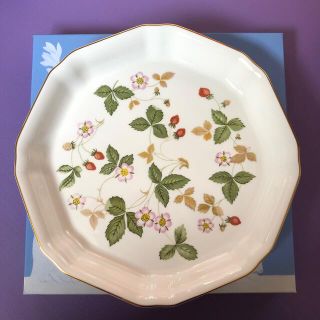 ウェッジウッド(WEDGWOOD)のワイルドストロベリー　大皿(食器)