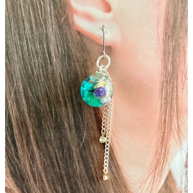 NO.171【サージカルステンレス】アシメピアス❤︎ ハンドメイドのアクセサリー(ピアス)の商品写真