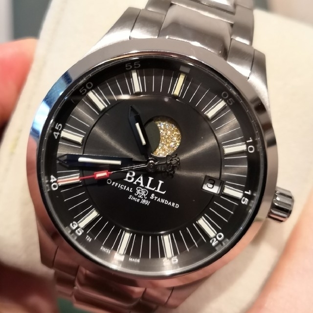 BALL(ボール)のボールウォッチ　ムーンフェイズ メンズの時計(腕時計(アナログ))の商品写真