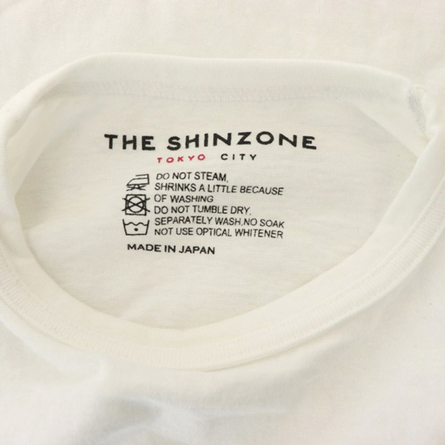 Shinzone(シンゾーン)のシンゾーン CREW NECK T-SHIRTS Tシャツ カットソー 半袖 白 レディースのトップス(カットソー(半袖/袖なし))の商品写真