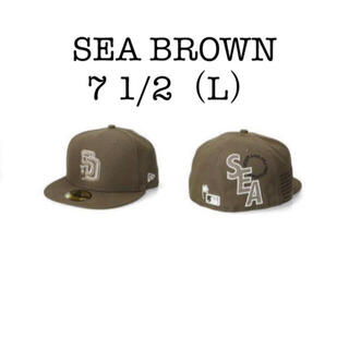 シー(SEA)のwind and sea NewEra CAP SEA BROWN 7 1/2(キャップ)