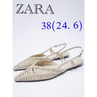 ザラ(ZARA)のZARA フラットシューズ　38(サンダル)