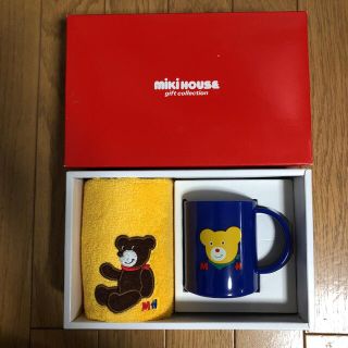 ミキハウス(mikihouse)のミキハウス　ミニタオル＆カップ(タオル/バス用品)