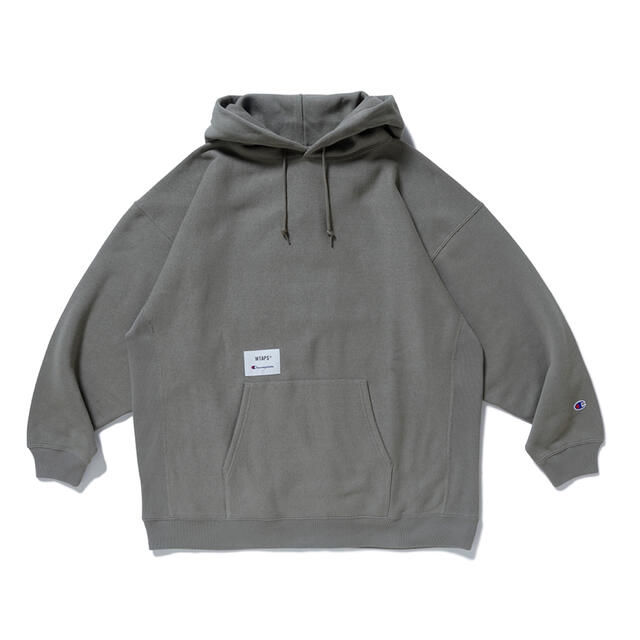 W)taps(ダブルタップス)のWtaps  CHAMPION  HOODED OLIVE Mサイズ メンズのトップス(パーカー)の商品写真