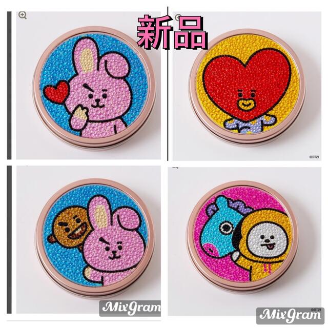 BTS ラウンドスパークス缶　COOKY CHIMMY TATA SHOOKY