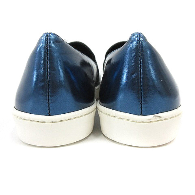 FABIO RUSCONI(ファビオルスコーニ)のファビオルスコーニ ローファー スリッポン 36 22.5cm 青 レディースの靴/シューズ(ローファー/革靴)の商品写真