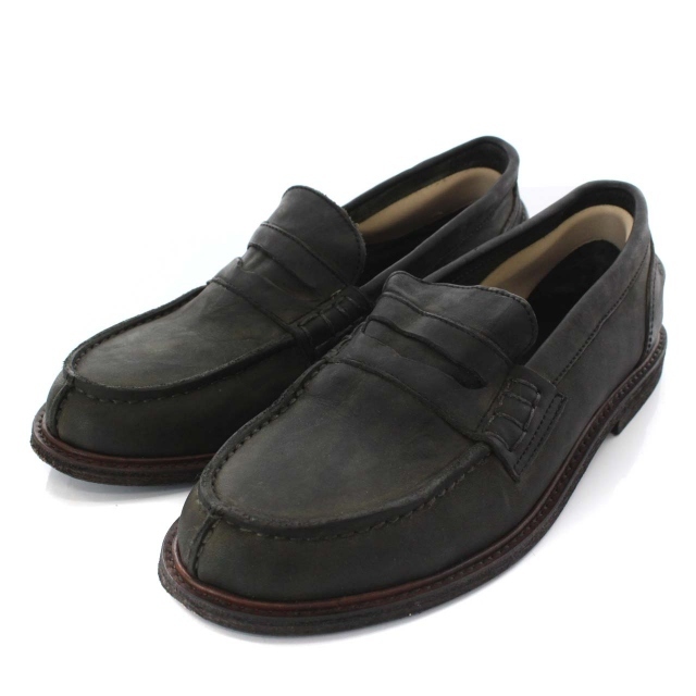 エンダースキーマ slouchy ローファー レザー 24.5cm 黒 ブラック ローファー+革靴