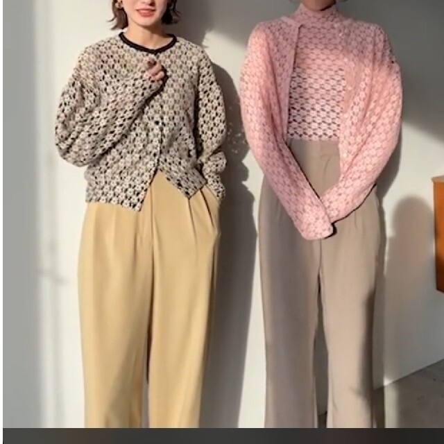 本日迄5%off☆CLANE 3D FLOWER LACE CARDIGAN 1-tops.edu.ng