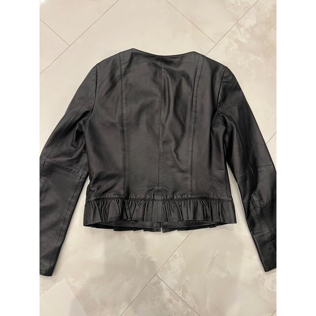 ANAYI(アナイ)のANAYI 羊革　ブルゾン レディースのジャケット/アウター(ノーカラージャケット)の商品写真