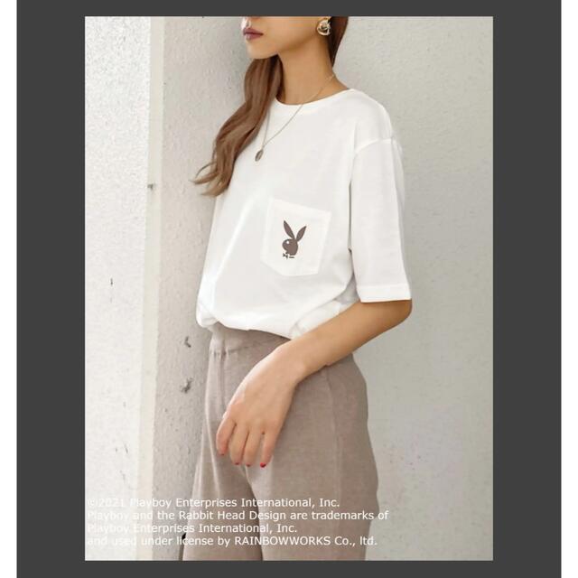 GYDA(ジェイダ)のGYDA × PLAYBOY Tシャツ レディースのトップス(Tシャツ(半袖/袖なし))の商品写真