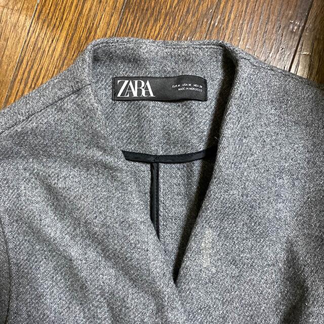 ZARA(ザラ)のZARAロングベスト レディースのジャケット/アウター(ロングコート)の商品写真