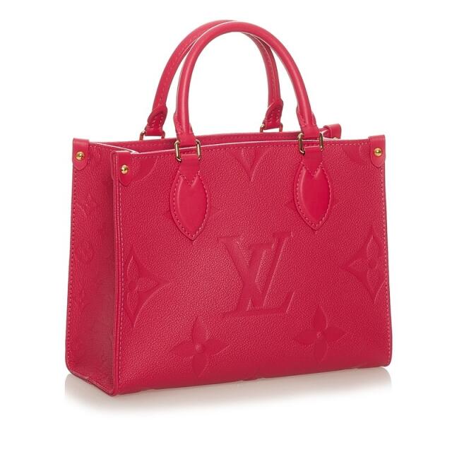 LOUIS VUITTON(ルイヴィトン)の美品 ルイ ヴィトン アンプラント オンザゴーPM ハンドバッグ ショルダーバッグ 2WAY M45660 レザー レディース LOUIS VUITTON 【1-0027278】 レディースのバッグ(ハンドバッグ)の商品写真